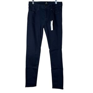 just‎ black ankle skinny dark blue jeans